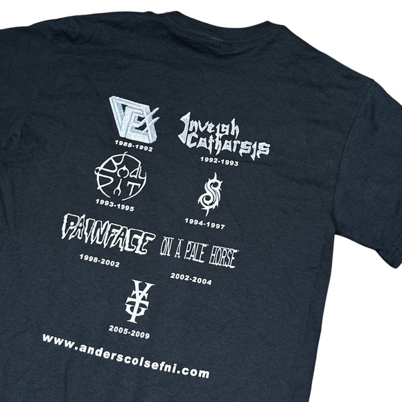 Vintage Y2K Anders Colsefni Slipknot MKFR Mate Kill Feed Repeat T Shirt Mens S - Picture 5 of 7